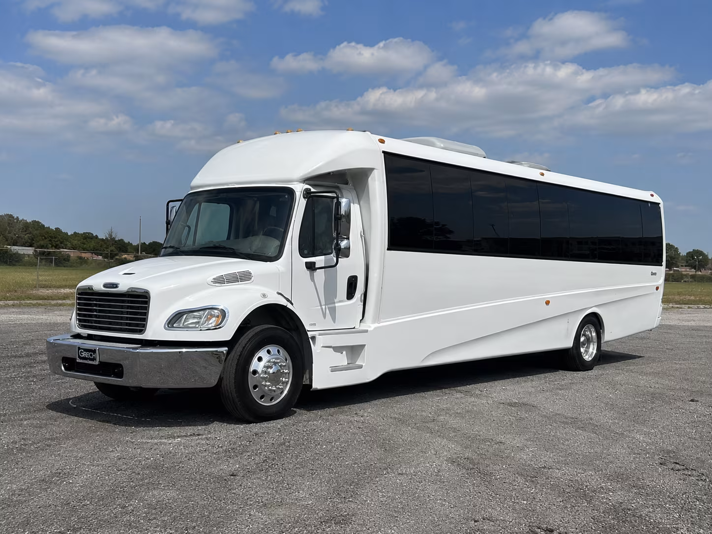 Colorado Springs Bachelor & Bachelorette Transportation party bus exterior
