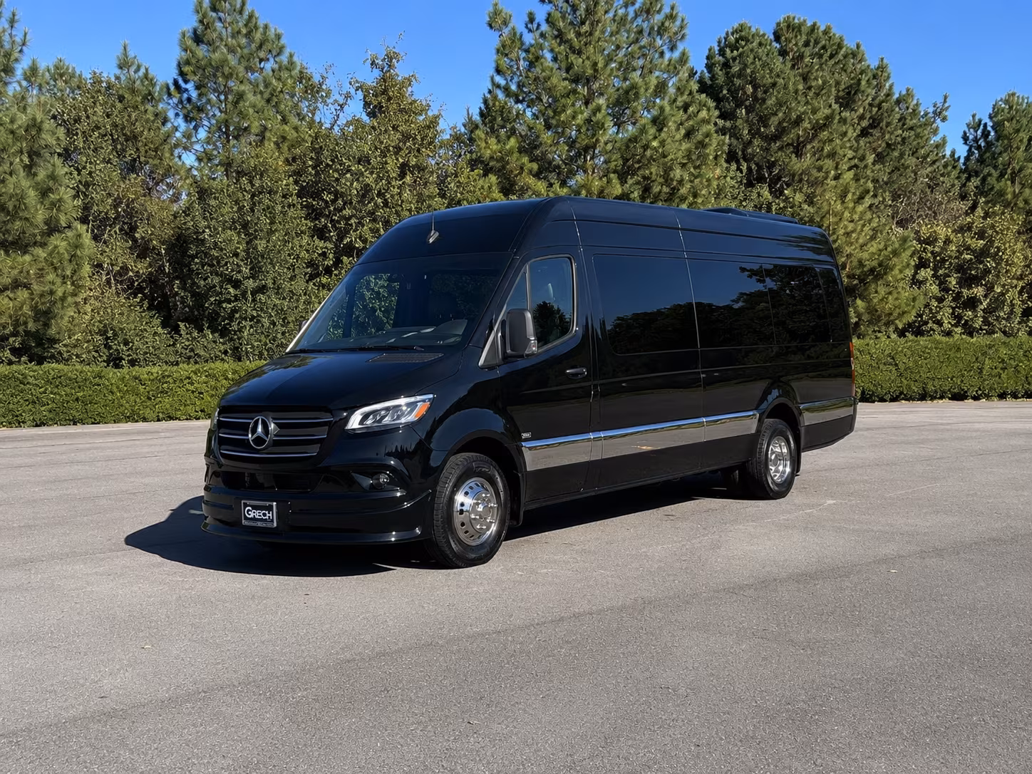 Colorado Springs Corporate Transportation party bus exterior
