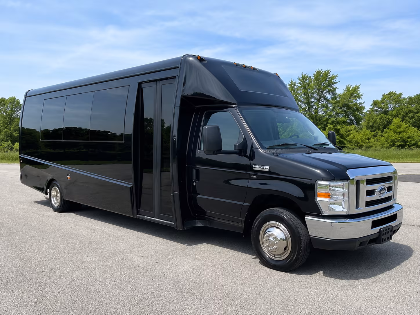 Colorado Springs Corporate Transportation party bus exterior