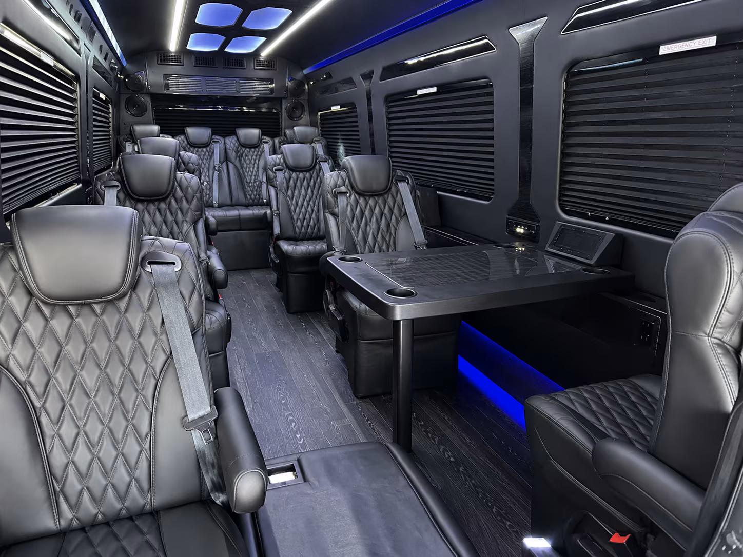 Colorado Springs Corporate Transportation party bus exterior