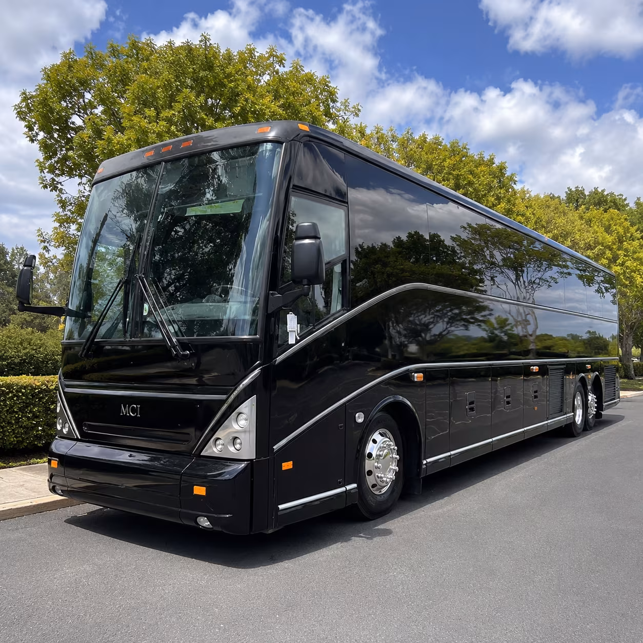 Colorado Springs Corporate Transportation party bus exterior