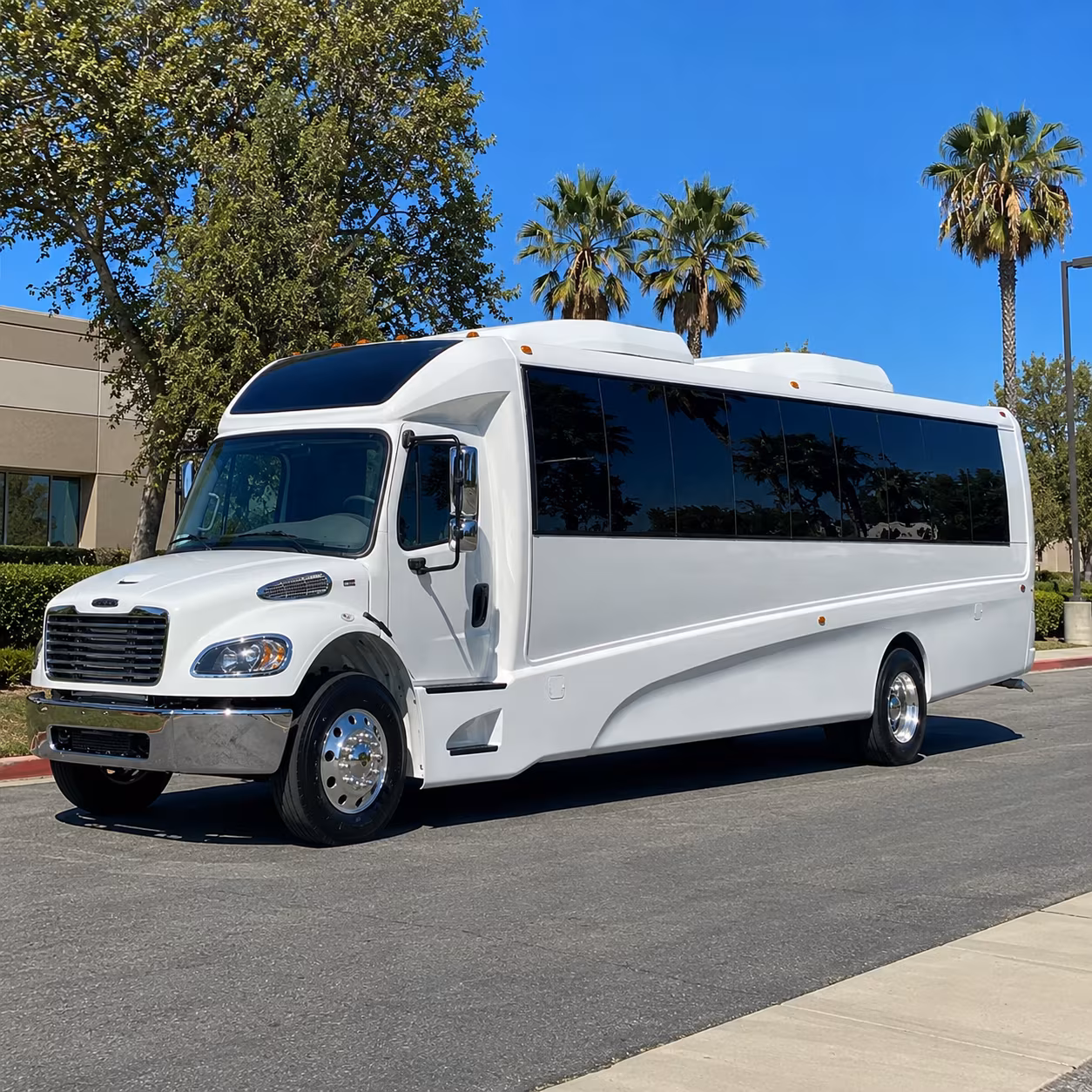 Colorado Springs Corporate Transportation party bus exterior