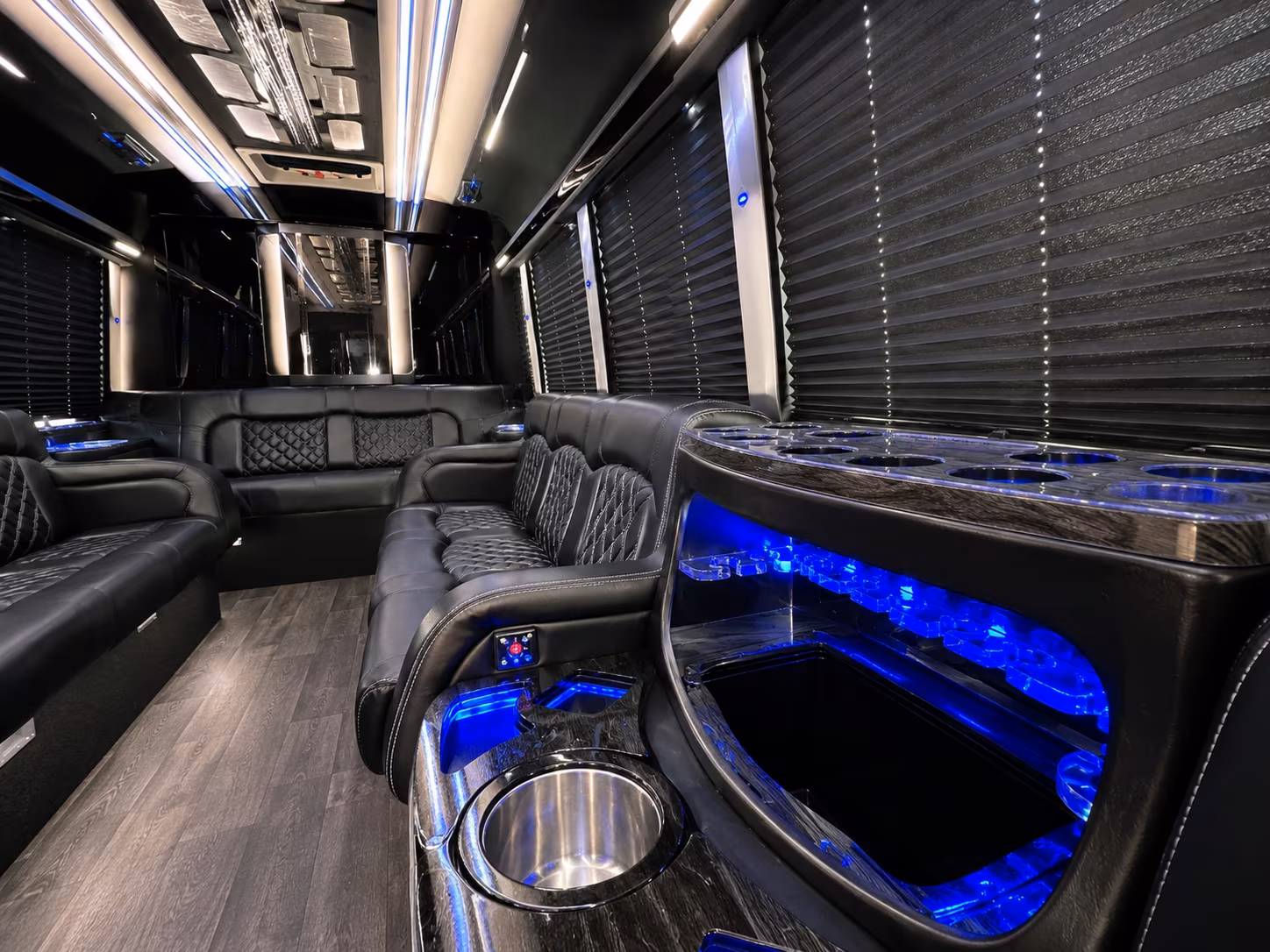Colorado Springs Prom & Homecoming Transportation onboard seating