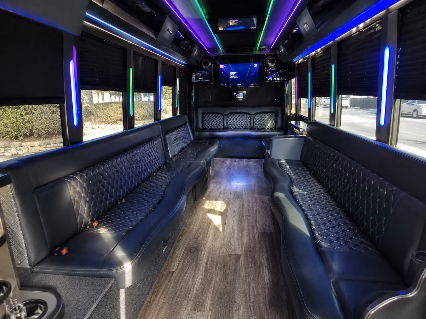 Colorado Springs Sporting Event Transportation onboard seating